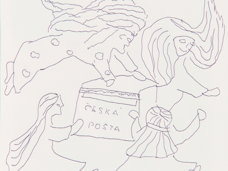 Vílí tanec (ilustrace z knihy Josefa Kostohryze Jednorožec a kásná Magelona)